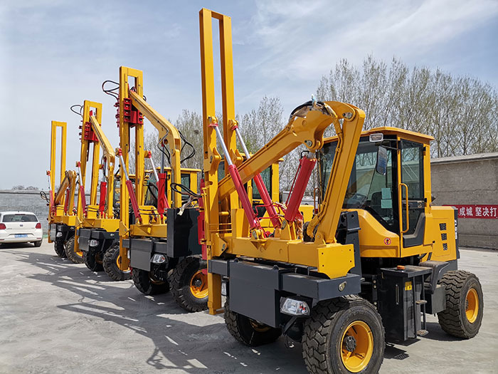 導致公路護欄打樁機液壓錘松動的原因 導致公路護欄打樁機液壓錘松動的原因