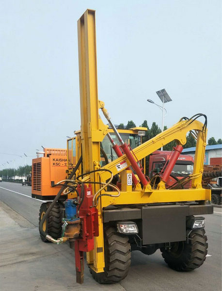 公路護(hù)欄打樁機結(jié)構(gòu)性能 公路護(hù)欄打樁機結(jié)構(gòu)性能