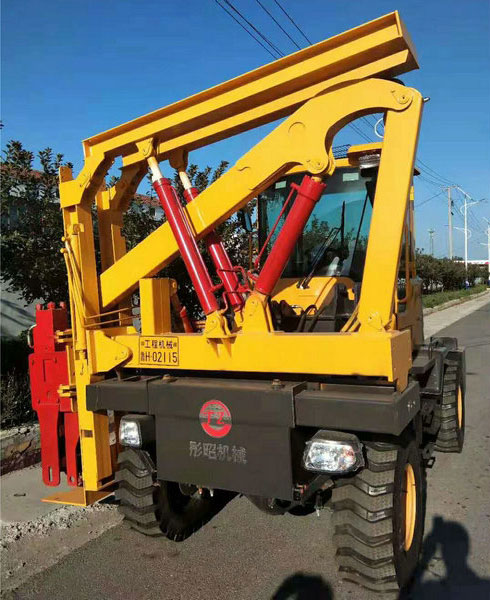公路護(hù)欄打樁機(jī)生產(chǎn)